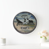 Afrika Kenia Mooie Elegante Wilde dieren Grote Klok (Huis)