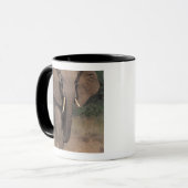 Afrika, Kenia, Nanyuki, Mpala. Afrikaanse Olifant. Mok (Voorkant links)
