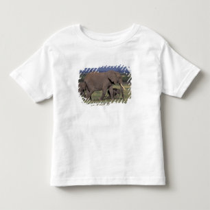 Afrika, Kenia, Nationaal Park Amboseli. Afrikaans  Kinder Shirts