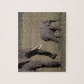 Afrika, Kenia, Nationaal Park Amboseli. Afrikaans Legpuzzel (Verticaal)