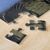 Afrika, Kenia, Nationaal park Amboseli, Kudde van Legpuzzel (Zijkant)