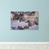 Afrika, Kenia, Nationaal Park Masai Mara. Canvas Afdruk (Insitu (Houten vloer))