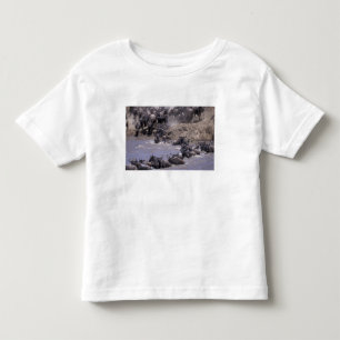 Afrika, Kenia, Nationaal park Masai Mara. Kinder Shirts