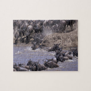 Afrika, Kenia, Nationaal Park Masai Mara. Legpuzzel