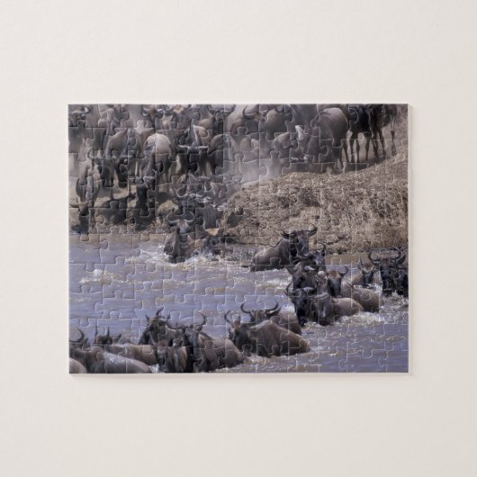 Afrika, Kenia, Nationaal Park Masai Mara. Legpuzzel (Horizontaal)