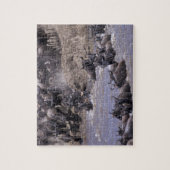 Afrika, Kenia, Nationaal Park Masai Mara. Legpuzzel (Verticaal)