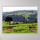 Afrika - Kenia - Panorama - Poster (Voorkant)