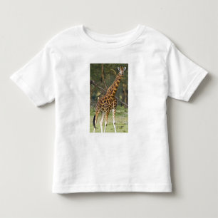 Afrika. Kenia. Rothschilds giraffe bij Lake 2 Kinder Shirts