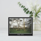 Afrika Kenia wild land Briefkaart (Staand voorkant)