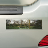 Afrika Kenia wild land Bumpersticker (Op auto)