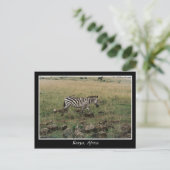 Afrika Kenia wilde dieren Briefkaart (Staand voorkant)