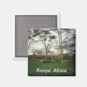 Afrika Kenia wildernis Magneet (Voorkant / Achterkant)