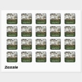 Afrika Kenia wildernis Vierkante Sticker (Vel)