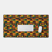 Afrika Kente Ghana, Ivoorkust Tribal Patroon 1 Bureaumat (Keyboard & Muis)