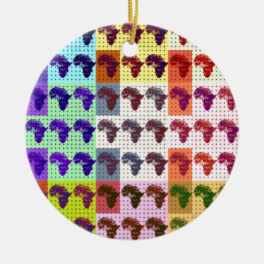 Afrika Keramisch Ornament (Voorkant)