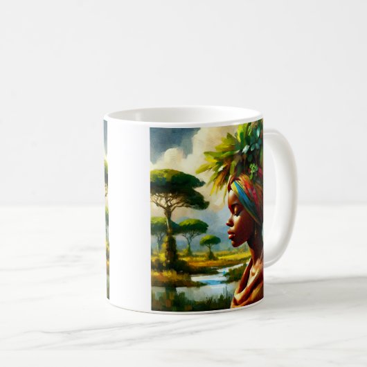 Afrika Koffiemok (Voorkant rechts)