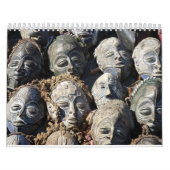 Afrika Kunst Colander met mooie Afbeeldingen Kalender (Hoes)