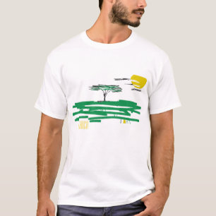 Afrika Landschap Afrika Schilderij T-shirt Top