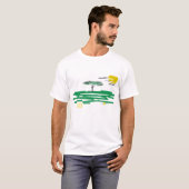 Afrika Landschap Afrika Schilderij T-shirt Top (Voorkant volledig)