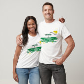 Afrika Landschap Afrika Schilderij T-shirt Top (Unisex)