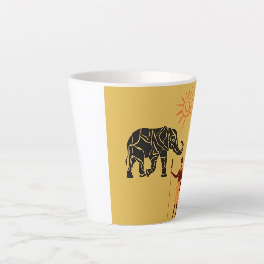 Afrika Latte Mok (Voorkant)