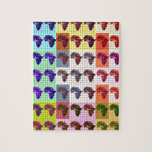 Afrika Legpuzzel (Verticaal)