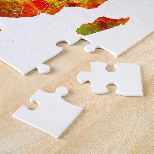 Afrika Legpuzzel (Zijkant)