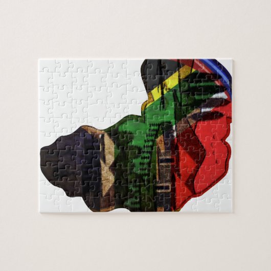 Afrika Legpuzzel (Horizontaal)