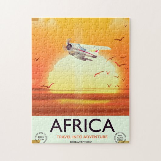 Afrika Legpuzzel (Verticaal)