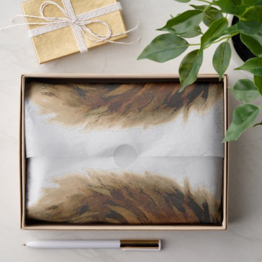  Afrika - loskoppeling van de dierenleeuw en de ma Tissuepapier (Geschenk)