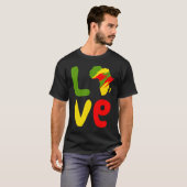 Afrika Love Africa Love African T-shirt (Voorkant volledig)