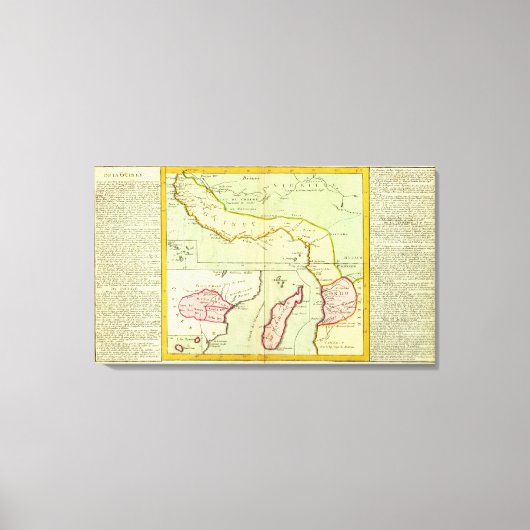 Afrika, Madagaskar Canvas Afdruk (Voorkant)