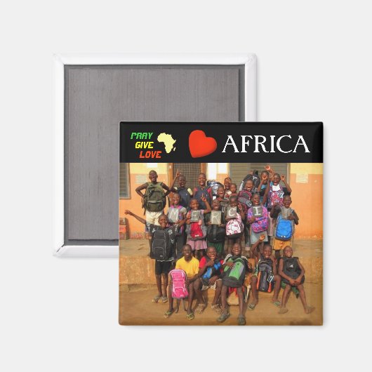 Afrika Magneet (Voorkant / Achterkant)