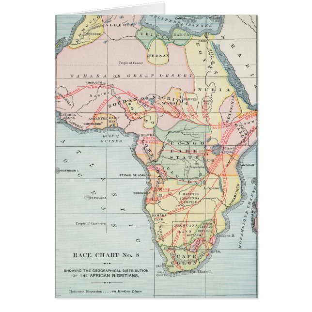 AFRIKA: MAP, 1894 (Voorkant)