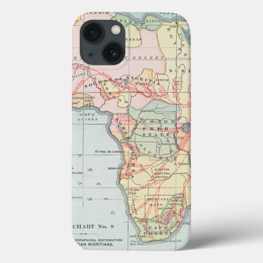 AFRIKA: MAP, 1894 Case-Mate iPhone CASE (Achterkant)