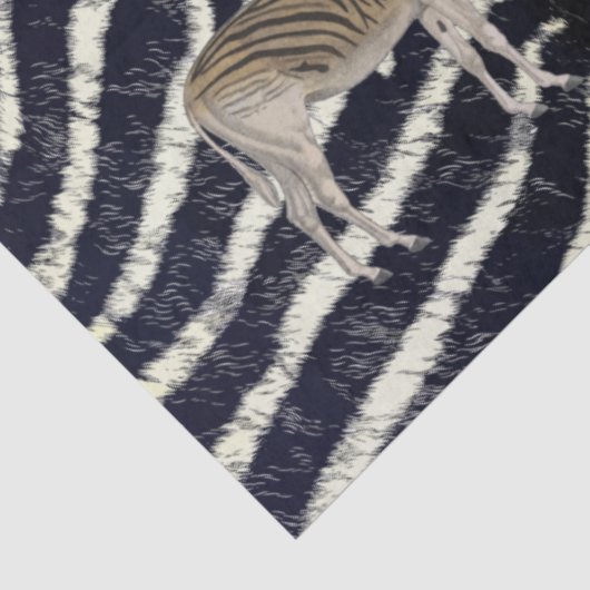 Afrika Map Lion Botanische loskoppeling Tissuepapier (Detail)