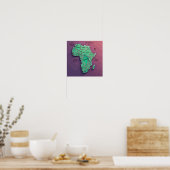 Afrika Map Poster (Keuken)