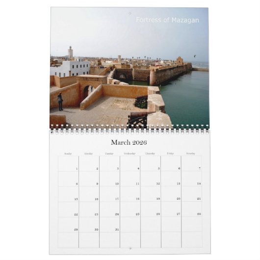 Afrika - Marokko - Kalender (Mar 2026)