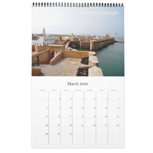 Afrika - Marokko - Kalender (Mar 2026)