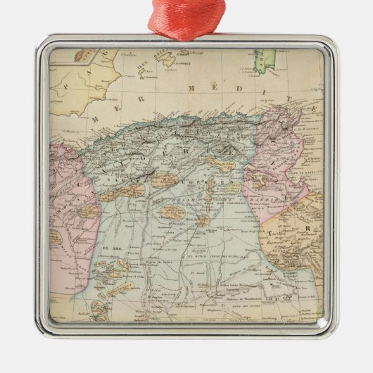 Afrika, Marokko Metalen Ornament (Voorkant)