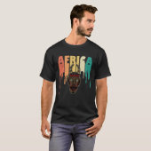 Afrika Masker Afrikaanse Afro Geschiedenis Reggae T-shirt (Voorkant volledig)