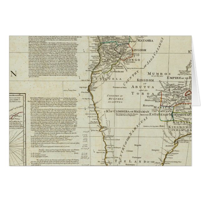 Afrika, met al zijn staten, koninkrijken (Voorkant Horizontaal)