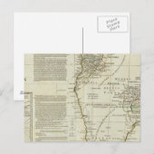 Afrika, met al zijn staten, koninkrijken briefkaart (Voorkant / Achterkant)