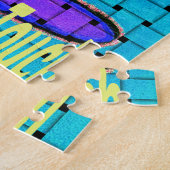 Afrika met een Franse aanraking Legpuzzel (Zijkant)