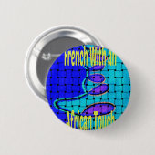 Afrika met een Franse aanraking Ronde Button 5,7 Cm (Voorkant /achterkant)