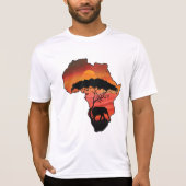 Afrika met een Giraffe T-shirt (Voorkant)