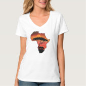 Afrika met een Rhinoceros T-shirt (Voorkant)