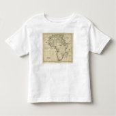 Afrika met grenzen kinder shirts (Voorkant)