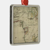 Afrika met grenzen metalen ornament (Rechts)