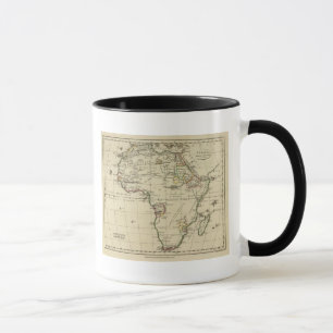 Afrika met grenzen mok